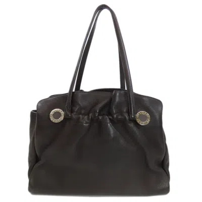 Pre-owned Bvlgari Brown Leather Tote Bag ()