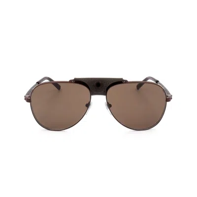 Bvlgari Brown Pilot Men's Sunglasses Bv5061q 207353 60 In ["brown"]
