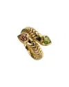 Bvlgari Bulgari 18k 1.00 Ct. Tw. Gemstone Spiga Ring (authentic )