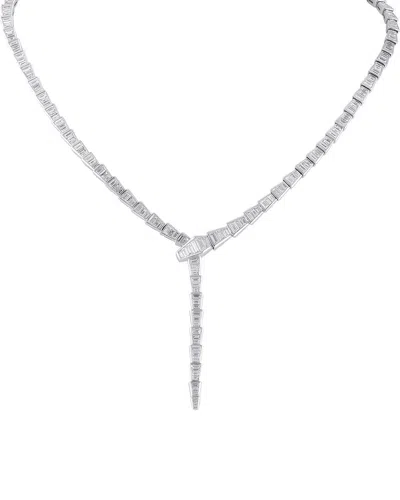 Bvlgari Bulgari 18k 14.03 Ct. Tw. Diamond Necklace (authentic Pre-loved) In White