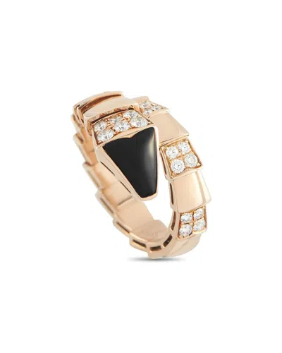 Bvlgari Bulgari 18k Rose Gold Ring (authentic Pre-loved)