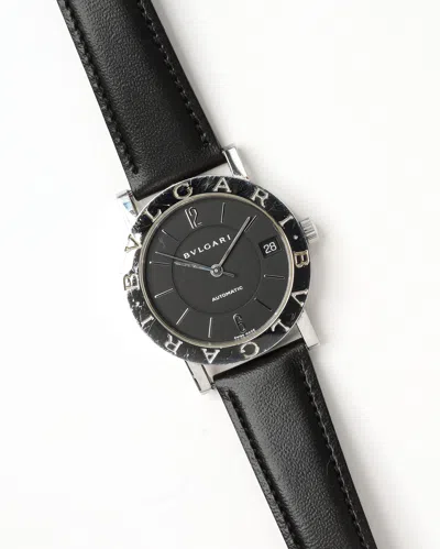 Bvlgari Bulgari Bulgari 33mm Ref Bb33at Watch In Black