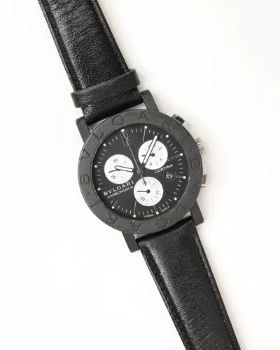 Bvlgari Bulgari Bulgari Carbon Gold Cortina 38mm Watch In Black
