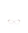 Bvlgari Bulgari Butterfly Frame Glasses In Pink