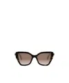 Bvlgari Bulgari Butterfly Frame Sunglasses In Brown