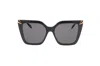 Bvlgari Bulgari Butterfly Frame Sunglasses In Gray