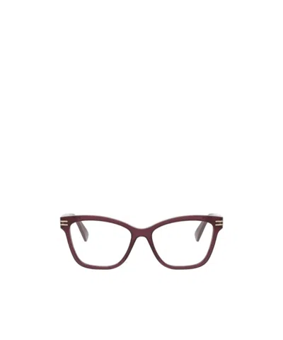 Bvlgari Bulgari Cat-eye Frame Glasses In Brown