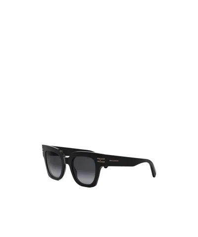 Bvlgari Bulgari Cat-eye Frame Sunglasses In Black