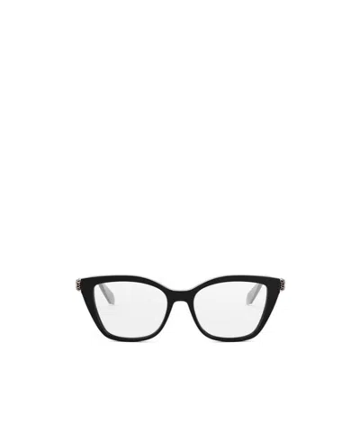 Bvlgari Bulgari Cat-eye Glasses In Black