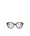 Bvlgari Bulgari Cat-eye Glasses In White