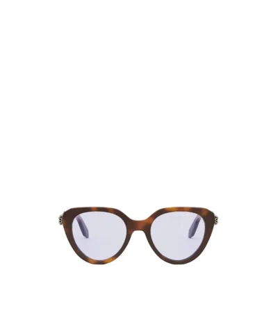 Bvlgari Bulgari Cat-eye Glasses In White