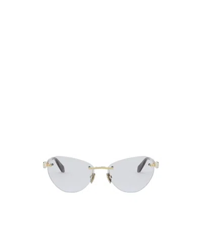 Bvlgari Bulgari Cat-eye Glasses In Yellow
