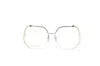 Bvlgari Bulgari Geometric Frame Glasses In Gold
