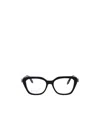 Bvlgari Bulgari Geometric Frame Glasses In Black