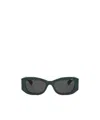 Bvlgari Bulgari Geometric Frame Sunglasses In Black