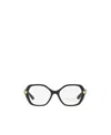 Bvlgari Bulgari Hexagon Frame Glasses In Black