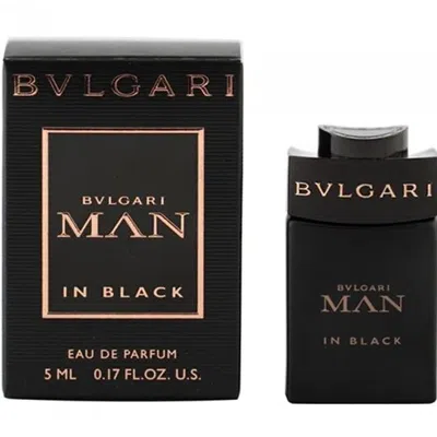 Bvlgari Bulgari Man In Black / Bulgari Edp Splash Mini 0.17 oz (5.0 Ml) (m)
