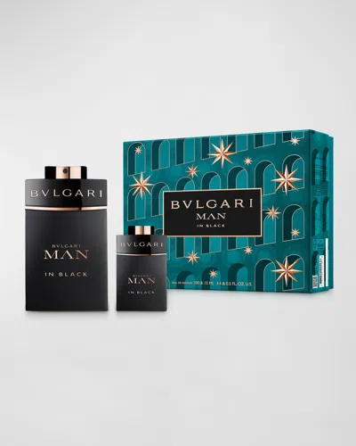 Bvlgari Bulgari Man In Black Eau De Parfum Gift Set In White