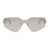 Bvlgari Bulgari Mask Frame Sunglasses In Gray