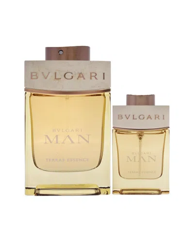 Bvlgari Bulgari Men's Man Terrae Essence 2pc Gift Set In White