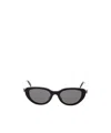 Bvlgari Serpenti Forever Acetate Oval Sunglasses In Black