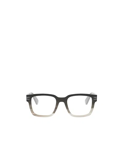 Bvlgari Bulgari Rectangular Frame Glasses In Green