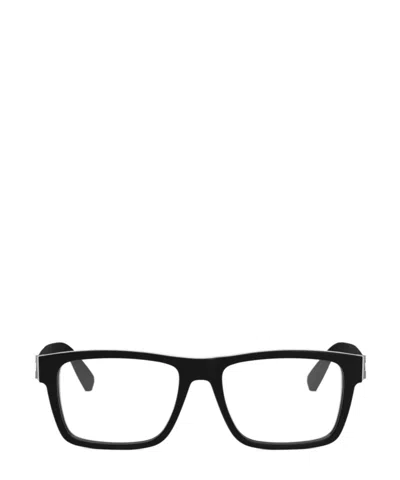 Bvlgari Bulgari Rectangular Frame Glasses In Black