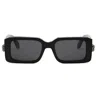 Bvlgari Bulgari Rectangular Frame Sunglasses In Black