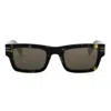 Bvlgari Bulgari Rectangular Frame Sunglasses In Black