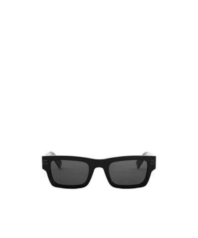 Bvlgari Bulgari Rectangular Frame Sunglasses In Black