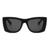 Bvlgari Bulgari Roma Butterfly Frame Sunglasses In Black