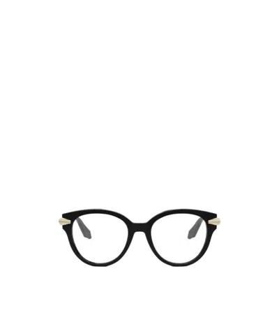 Bvlgari Bulgari Round Frame Glasses In Black