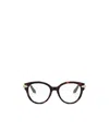 Bvlgari Bulgari Round Frame Glasses In Multi
