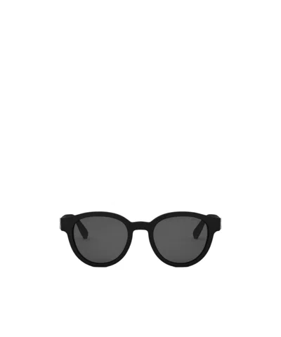 Bvlgari Bulgari Round Frame Sunglasses In Black