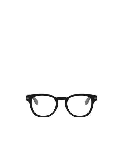 Bvlgari Bulgari Round-frame Glasses In Black