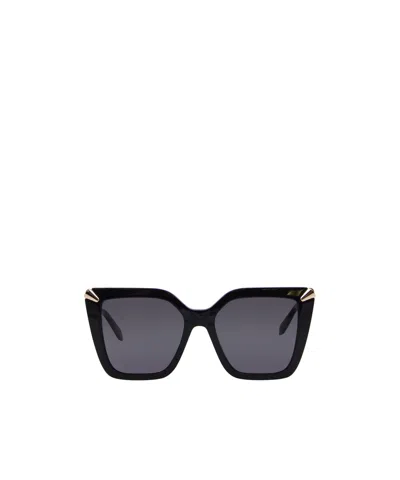 Bvlgari Bulgari Serpenti Butterfly Frame Sunglasses In Gray