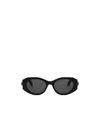 Bvlgari Bulgari Serpenti Forever Oval Frame Sunglasses In Black
