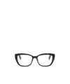 Bvlgari Bulgari Square Frame Glasses In Burgundy