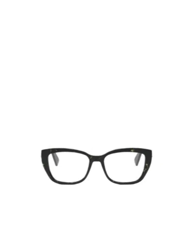 Bvlgari Bulgari Square Frame Glasses In Burgundy
