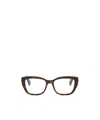 Bvlgari Bulgari Square Frame Glasses In Brown