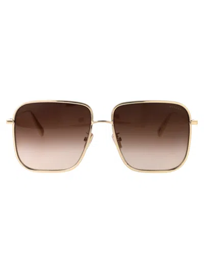 Bvlgari Bulgari Square Frame Sunglasses In Brown