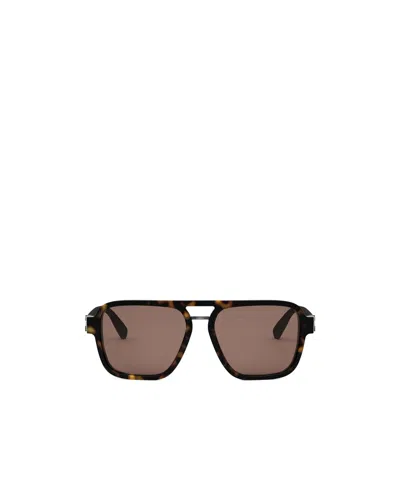 Bvlgari Bulgari Square Frame Sunglasses In Brown