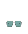 Bvlgari Bulgari Square Frame Sunglasses In Green