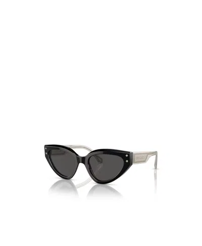 Bvlgari Bulgari Triangle Frame Sunglasses In Black