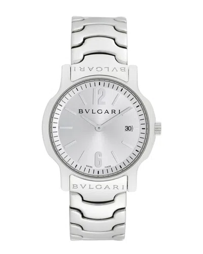 Bvlgari Bulgari Unisex Solotempo Watch In Metallic