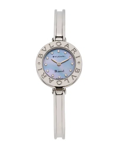 Bvlgari Bulgari Women's B Zero 1 Diamond Watch, Circa 2000s (authentic ) In Metallic