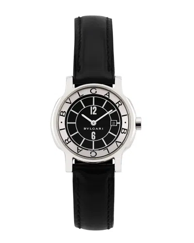 Bvlgari Bulgari Women's Solotempo Watch In Black