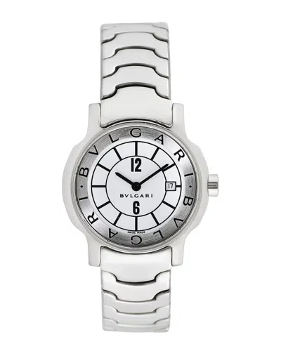 Pre-owned Bvlgari Bulgari Women's Solotempo Watch, Circa 2000's (authentic Pre-loved)