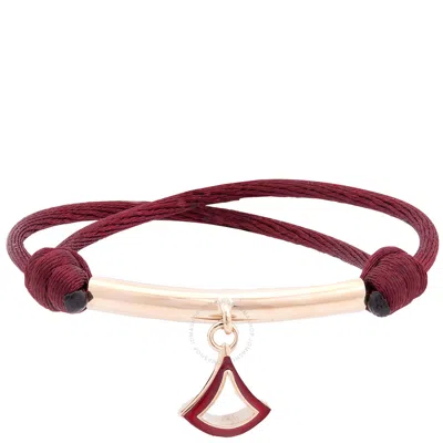 Bvlgari Burgundy Fabric Divas Dream Bracelet