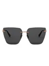 Bvlgari Butterfly Sunglasses In Black